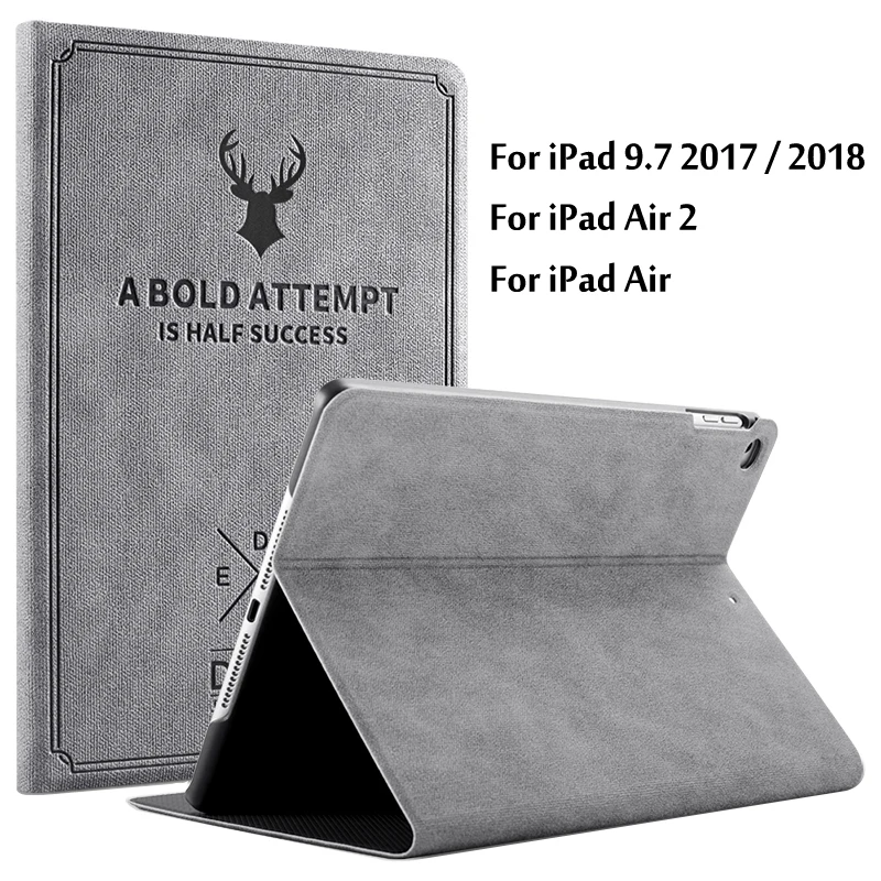 

Case For iPad Air 1 2 Magnetic Stand PU Leather Case For iPad 5 6 Smart Cover For iPad 9.7 2017 2018 Case 5th 6th Generation