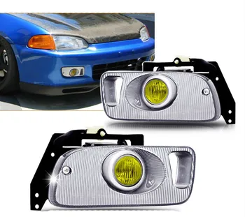 

Yellow fog lamp assembly for honda civic EG D15 D16 1.5 2/3 doors 1992-95