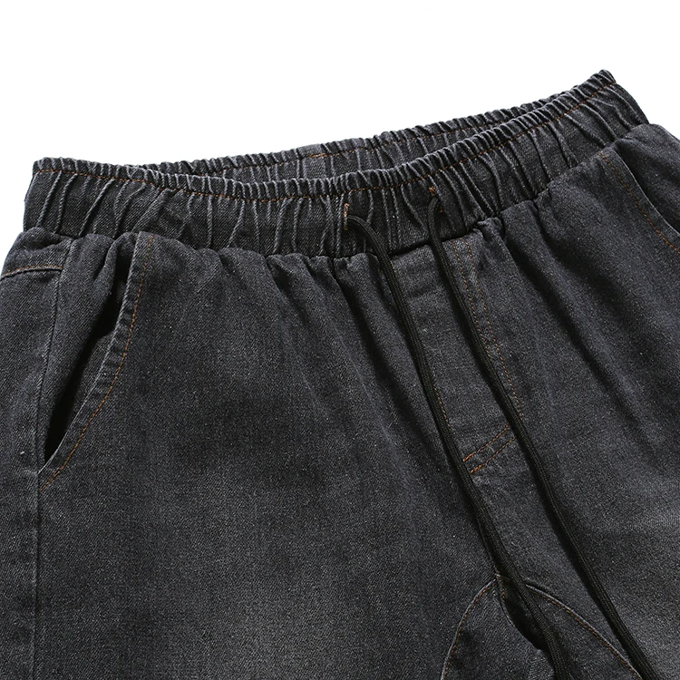 Модные мужские джинсы M-4XL Плюс Размер Уличная балка ноги штаны карго с множеством карманов Брюки мужские свободные хип хоп джоггеры Pantalones Hombre