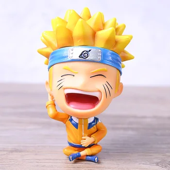 

Anime Naruto Childhood Laughing Version Uzumaki Naruto Mini Action PVC Figure Toy Brinquedos