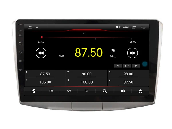 Автомобильный мультимедийный плеер 10,2 дюймов ips экран монитор gps магнитофон Bluetooth Android 9,0 для Magotan Passat B7 CC Авто Аудио