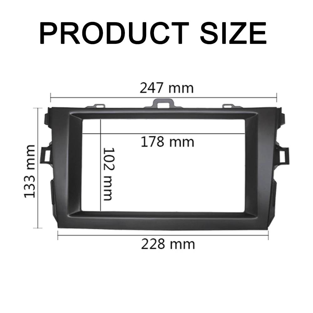Toyota Corolla 2 Din GPS DVD ׷ CD г  Ʈ ġ Ʈ ŰƮ    