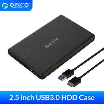 

ORICO 2.5 Inch HDD Enclosure SATA to USB3.0 Micro B External Hard Drive Disk Enclosure Case for 7mm SSD Support UASP for WD