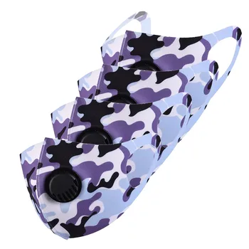 

Camouflage Face Mask Reusable Washable Mouth Muffle Mascarilla Lavable Mask Dustproof Protective Masks filtro de mascarilla