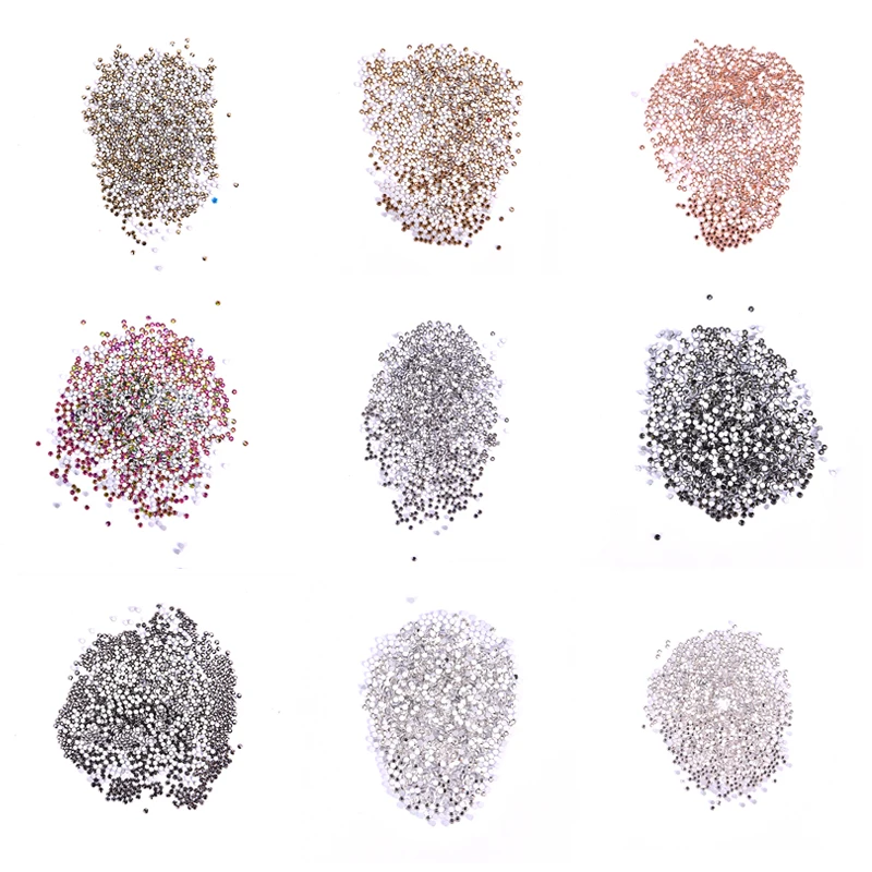 1Bag Fix Rhinestones For Nail Art Decoration Shoes And Dancing Decoration Super Glitter Flatback Multicolor Non Hot