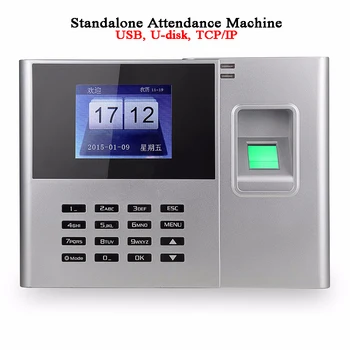 

Office Employee time attendance machine Standalone Shift schedule USB Record Export TCP/IP RFID card Wifi Computer management