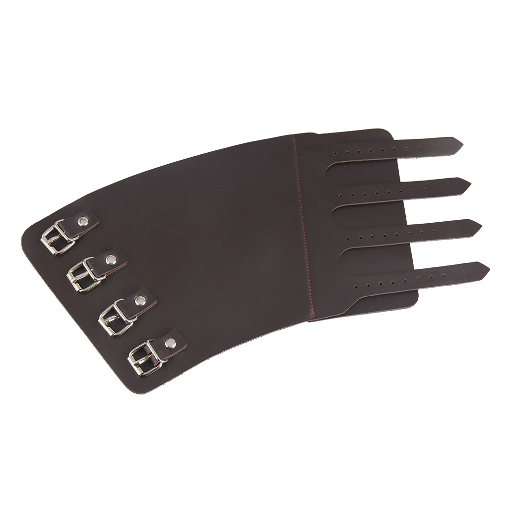 4 Layer Wide Belt Wrap Pu Leather Wristband Cuff Bracelet Bangle Adjustable Wide Bracer Steampunk Arm Wrap Cuff Cosplay Props