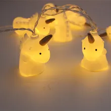 

Unicorn Decoration Led Light String 1.5m 3m 6m USB Battery Operated Garland Lights Unicorn Birthday Party Decorations Kids Gift