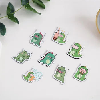 

4pcs/set Cute Dinosaur Magnetic Bookmark Student Staionery Kawaii Mini Book Clip
