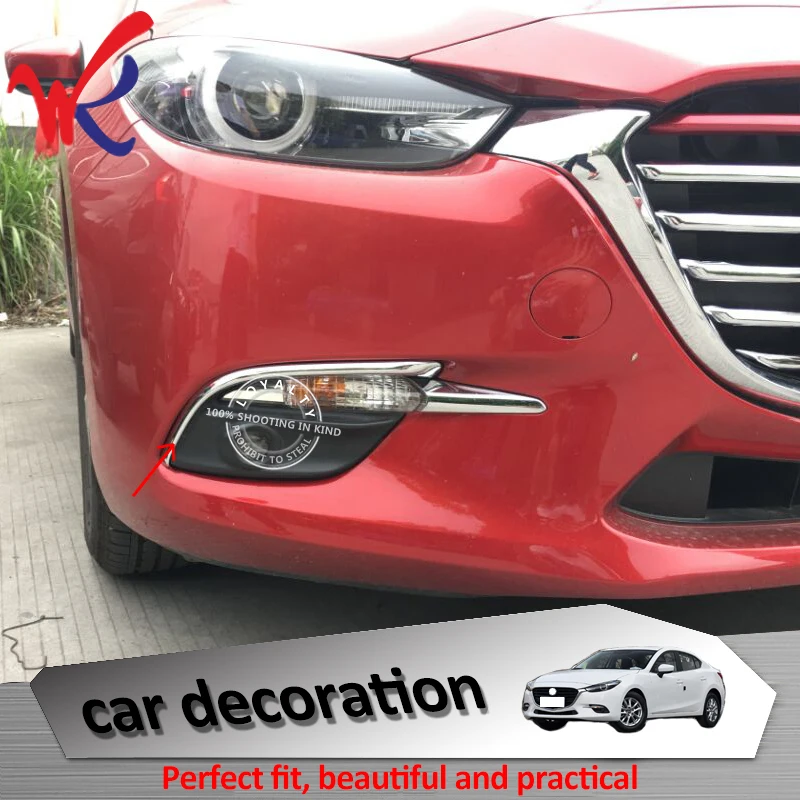 Лояльности для Mazda 3 AXELA 2017 седан передние противотуманные фары светильник абажур