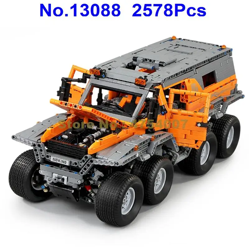 13088 2578 шт. rc technic пульт дистанционного управления внедорожный avtoros shaman suv строительный блок 5360 игрушка