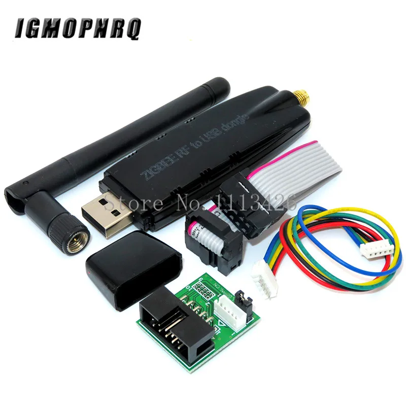 With Debugger РЧ-USB(CC2530 CC2591) РЧ-переключатель USB прозрачное оборудование для передачи данных - Цвет: With Debugger