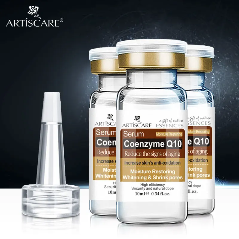 Коэнзим ARTISCARE Q10 увлажнитель для лица Сыворотка отбеливающая эссенция Acnes лечение