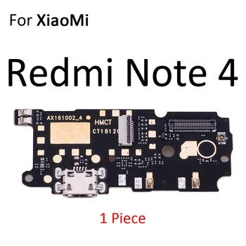 

5pcs/lot For XiaoMi Redmi Note 5A 4 4X 4A 3 3S 2A Pro Global Charging Port Connector Board Parts Flex Cable With Microphone Mic