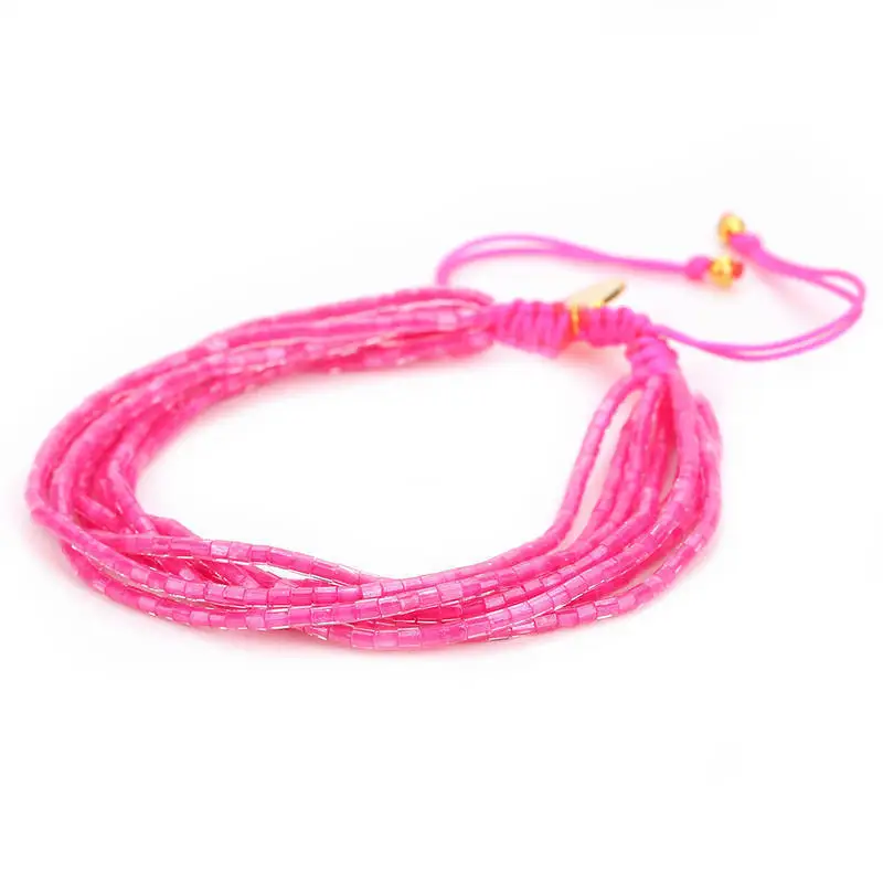 M-B0538-B SHINUS BOHO дружбы Браслеты Для мужчин с украшением в виде кристаллов, бисерное ювелирное 6 линия Strand амулет pulseras mujer состояние Для мужчин t Браслеты для Для женщин - Окраска металла: M-B0538-B
