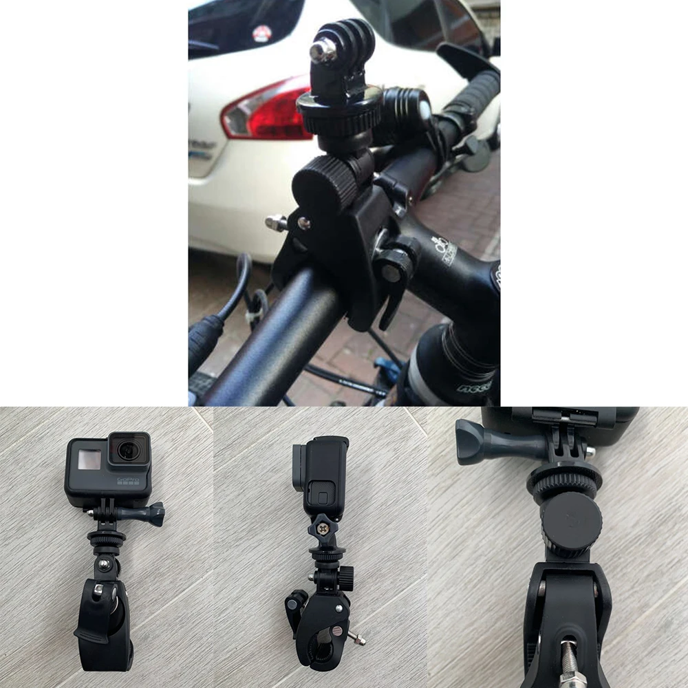 Аксессуары Go pro для велосипеда, велосипеда, мотоцикла, крепление на руль для gopro7 6 5 4 Yi 4K Sj8pro DJIOSMO, горный велосипед, мотокросс
