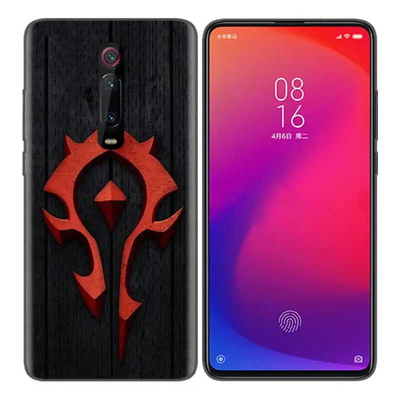 Серый Черная мягкая силиконовая сумка чехол для Xiaomi mi 9T CC9 Red mi 4 4X5 6 6A 7 7A Note Plus K20 Pro F1 Tampa Fall Wows World of Wa - Цвет: Серый