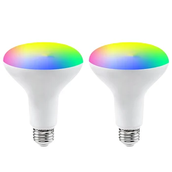 

Portable Adjustable Brightness LED RGB Energy Saving Smart Bulb Durable Voice Control Dimmable WiFi Remote Kitchen Living Room