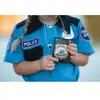 Dress Up Occupation Pretend Play America Police Special Agent Officer Badges Card ID Cards Holder With Chain And Belt Clip 2