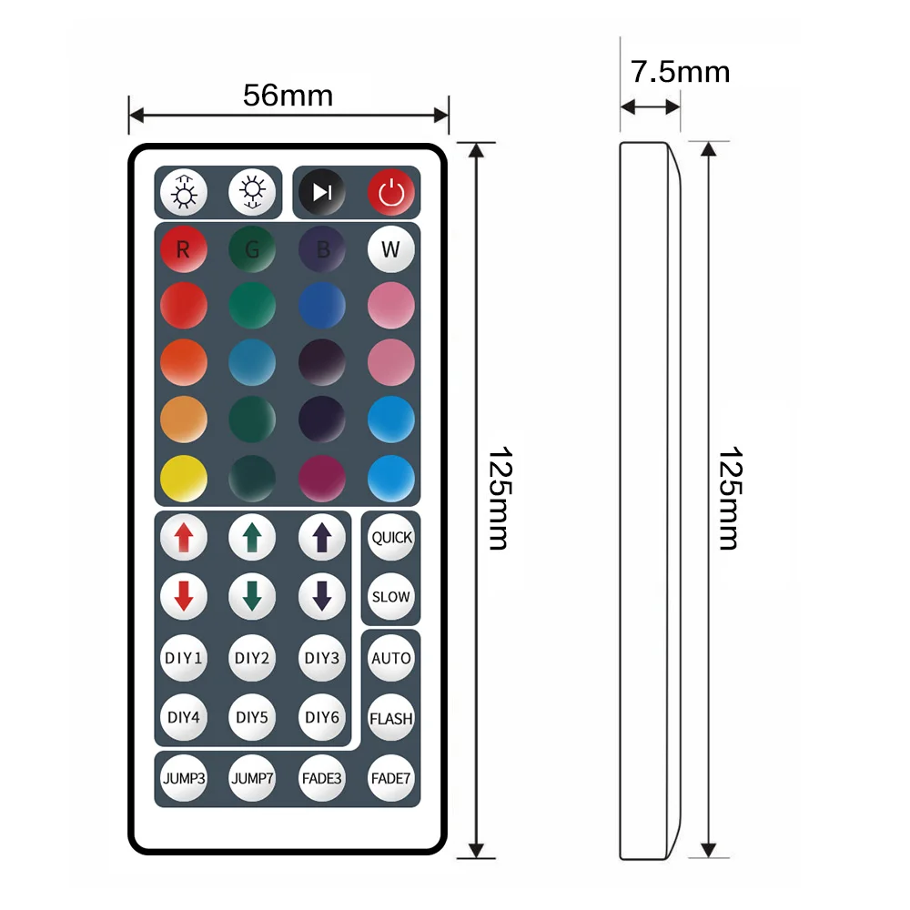 

5V USB IR Remote Controller 44Key RGB USB Connector LED Controller 5050 2835 LED Strip 5 V Controller USB Connector Remote 44Key