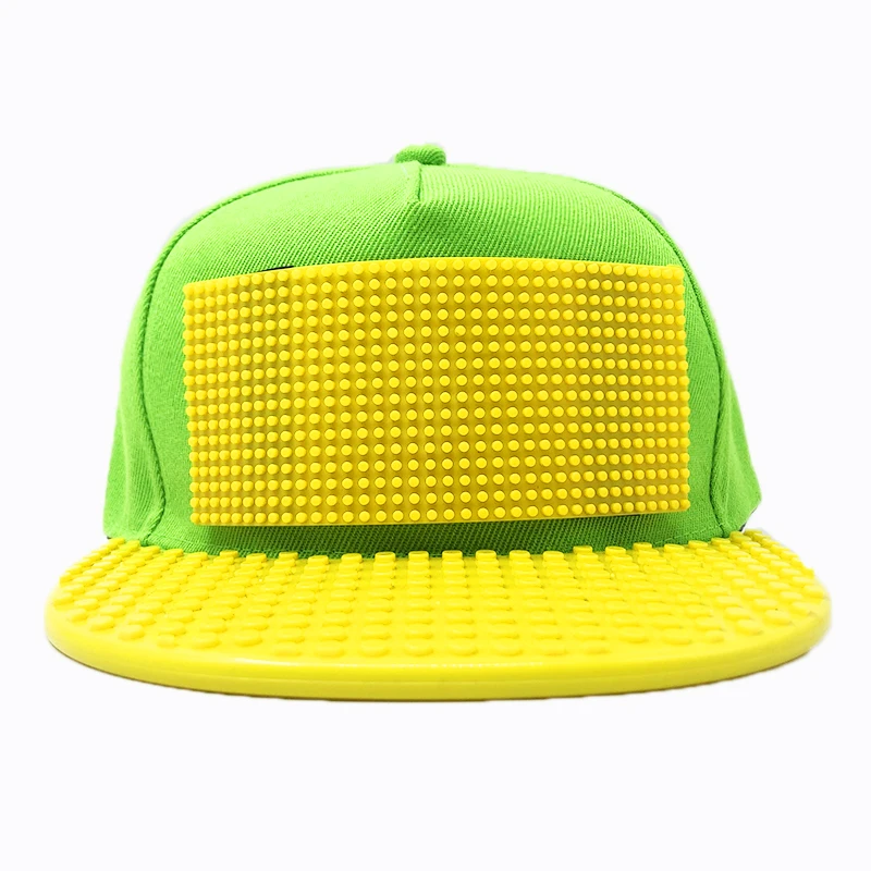 COLOR11 AliExpress, модный стиль, новинка, шапка лего ручной работы, шляпа в сборе, хип-хоп классная бейсболка - Цвет: COLOR11