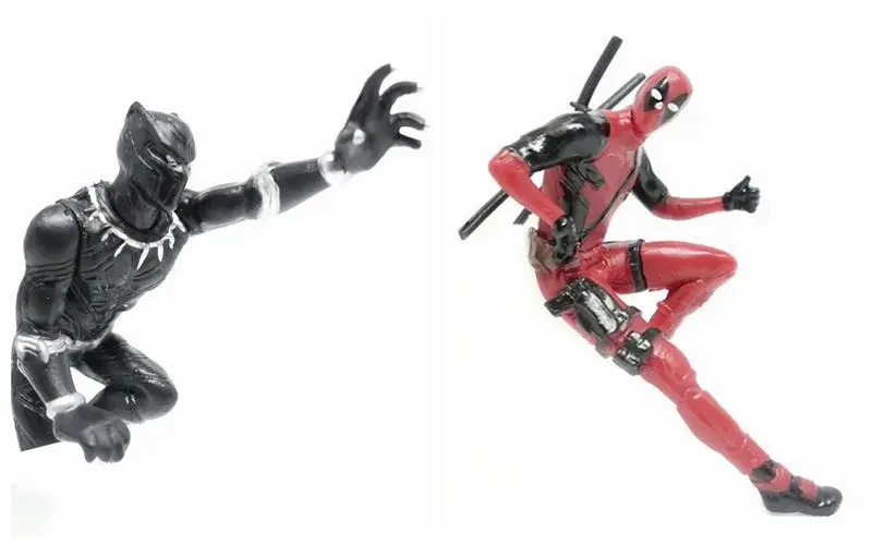 

X-Men PC Companion Panther Deadpool Mini Bag Small Deadpool Desktop Ornaments Garage Kit