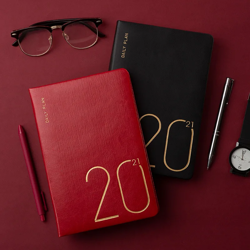 

Agenda 2021 Planner Organizer Office Notebook and Journal A5 Notepad Weekly Diary Plan Note Book School Daily Year Calendar Pad