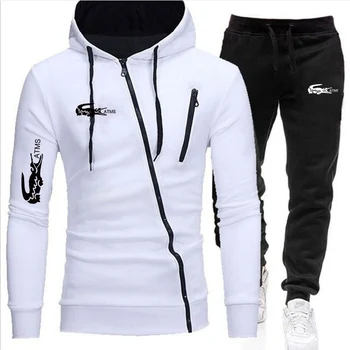 

2 Pieces Sets Tracksuit Men Hooded Sweatshirt+pants Pullover Hoodie Sportwear Suit Ropa Hombre Casual Men Clothes Size S-4XL