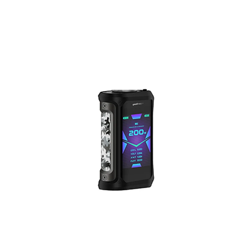 2 шт. GeekVape Aegis X Box Mod 200 Вт 2,0 в качестве чипсета испаритель и 2,4 дюймов OLED экран Vape Mod для 510 Распылитель на резьбе vape