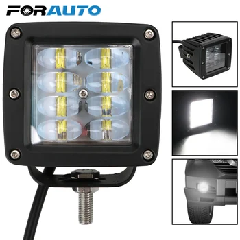 

FORAUTO 3inch Work Light Car LED Light Bar Flood Led Beams 10-30V 24W DRL Offroad Driving Fog Lamp