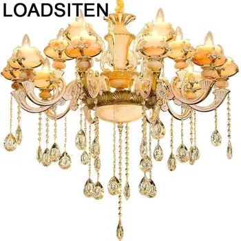 

Light Lampara Colgante Techo Crystal Deco Cuisine Suspension Luminaire Lustre E Pendente Para Sala De Jantar Hanging Lamp