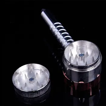 

Revolver Pipe Weed Grinder Six Shooter Smoking Creative Tobacco Cigarette Herb Grinder Smoke Crusher JS22