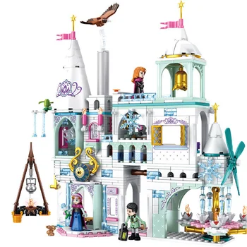 

Princess Castle Set Compatible Friends Model Building Blocks 728 Piece Bricks Girls Birthday Gifts Toys For Children