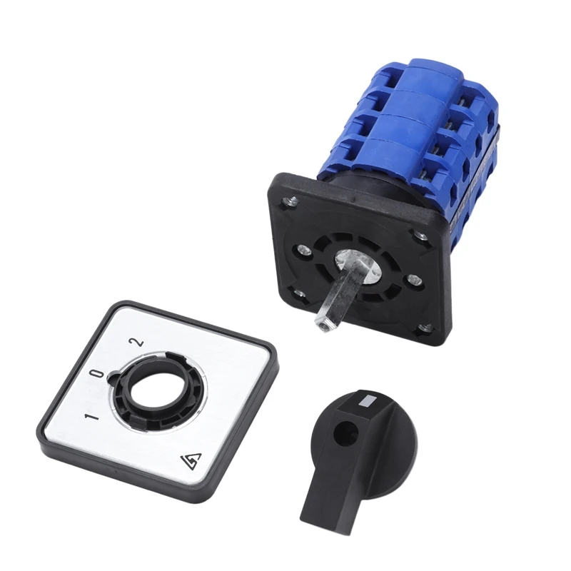 Top-SZW26-20/D404.4 660V 20A 3 позиции Панель крепления выберите поворотный кулачковый переключатель