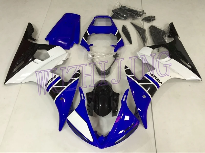 Комплект обтекателей для YAMAHA YZFR6 03 05 набор для всего тела YZF600 R6 2003 синий красно-белый обтекатель YZF R6 2003-2005