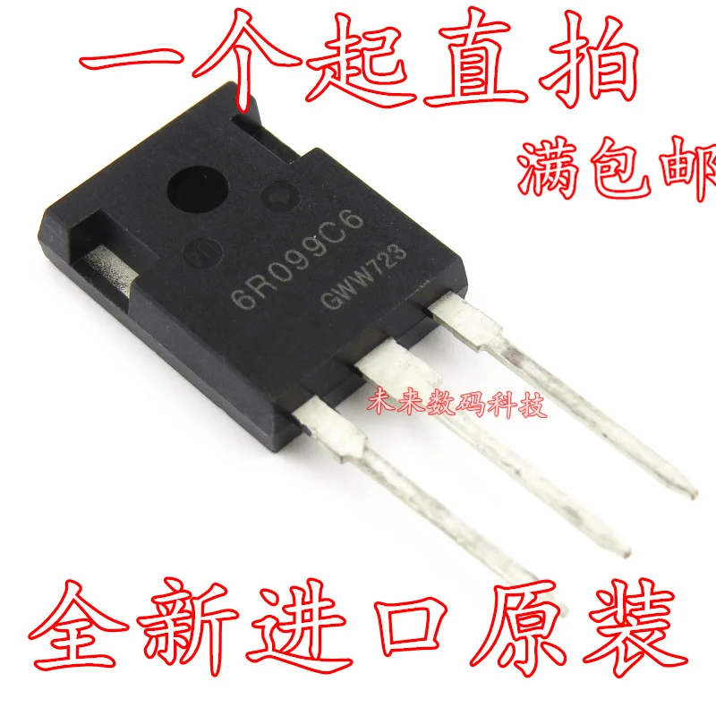10 шт./лот IPW60R099C6 6R099C6 37.9A 600V TO247