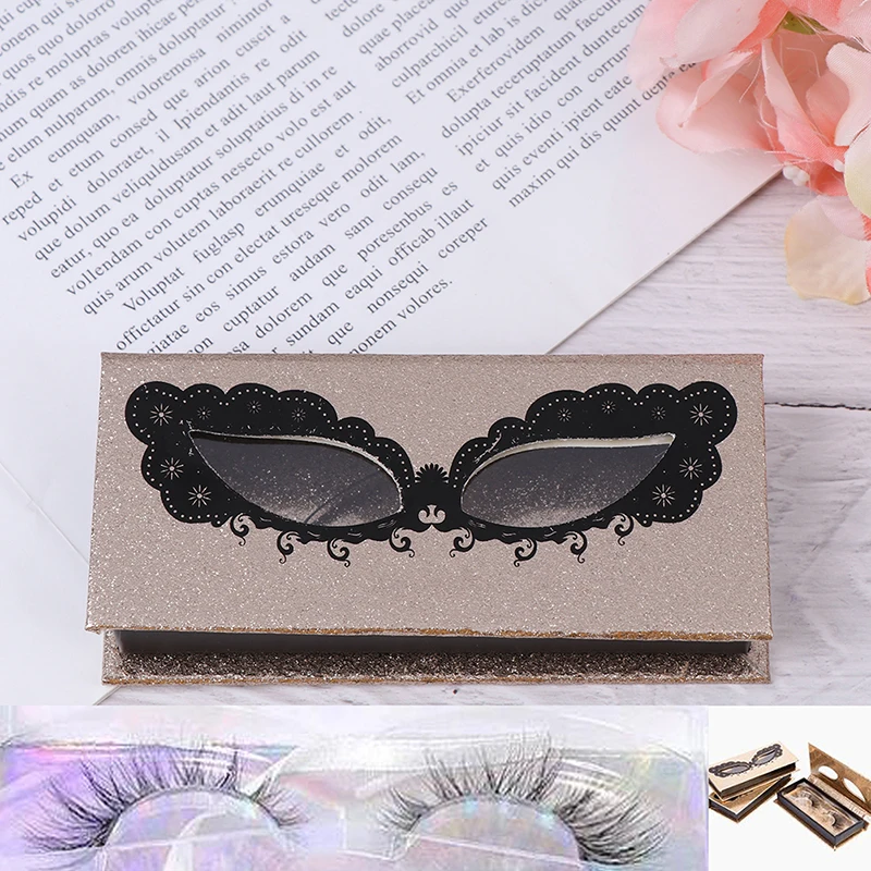 

False Eyelash Storage Box Empty Eyelash Care Storage Case Box Container Holder Compartment Tool Gift Box