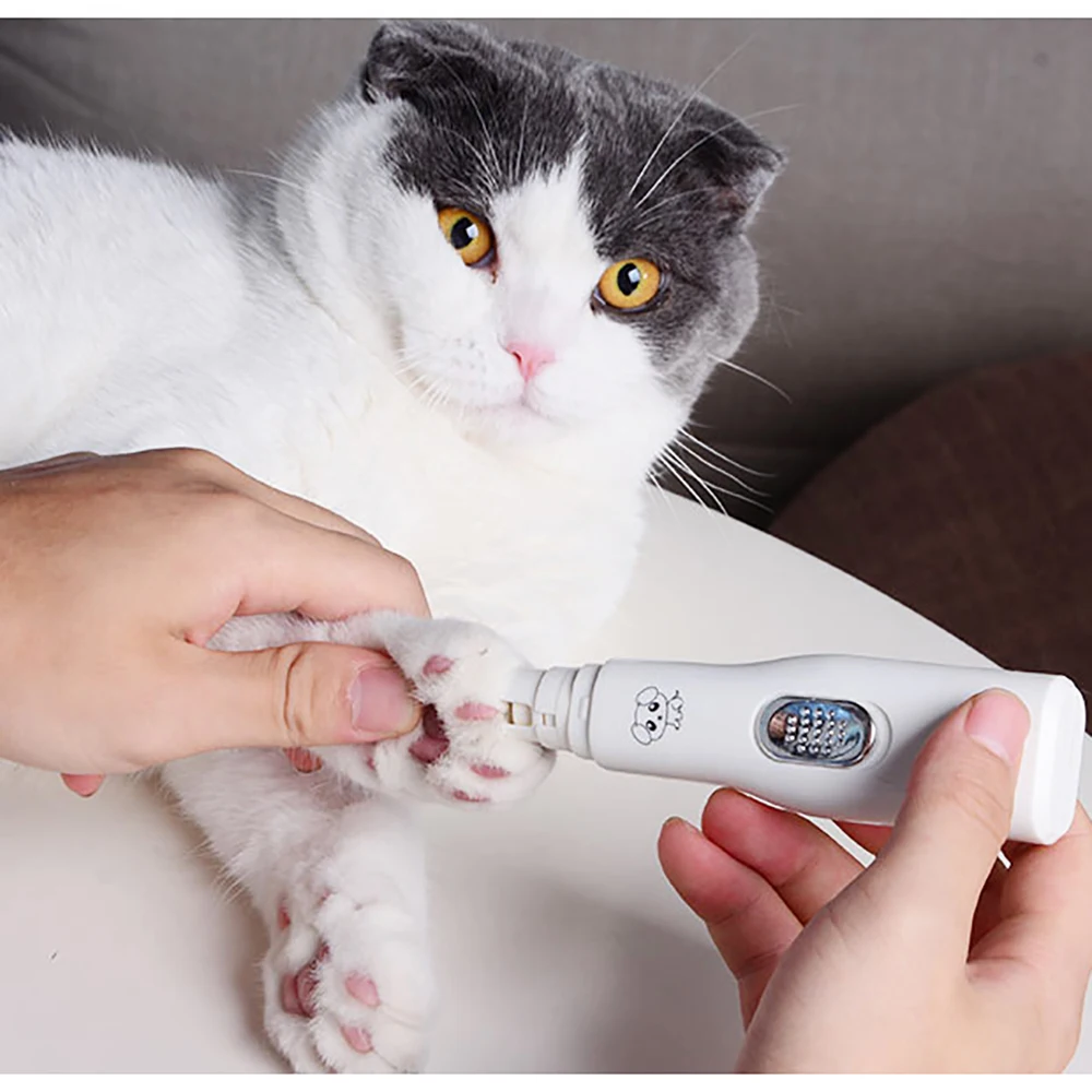 

Electrical Nails Trimmer Cat Dog Foot Toes Claws Pet Hair Remover Cleaner Automatic Grooming Clipper Machine Grinding Tools