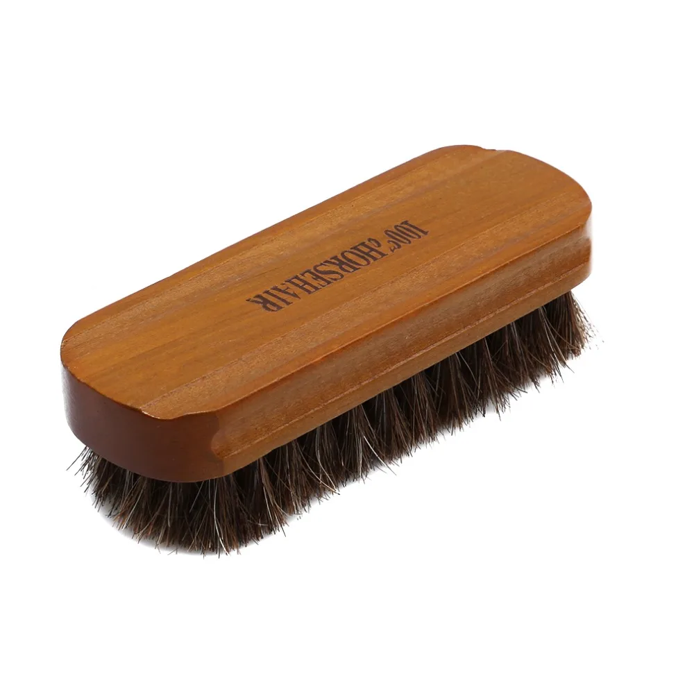 High Quality Natural Leather Real Horse Hair Soft Polishing Tool