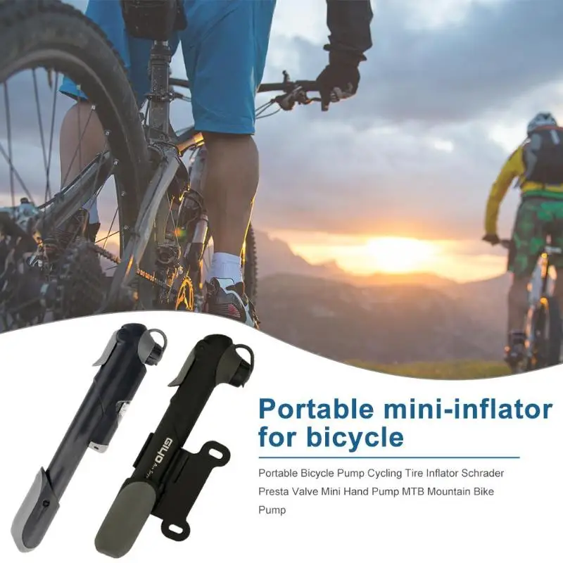 Мини велосипедный насос Schrader Presta клапан ручной насос MTB велосипед шин насос