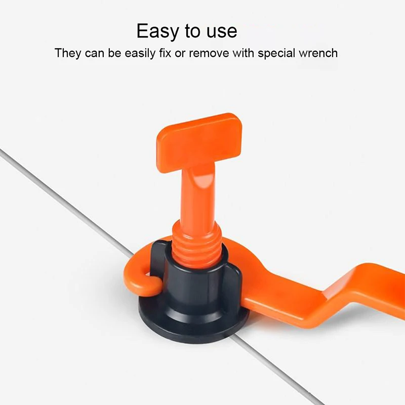 

50pcs Leveling System Leveler Locator Spacers Plier Level Wedges Tile Spacers For Flooring Wall Tile Spacer Carrelage Tile