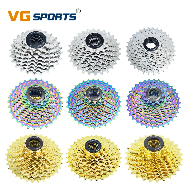 Bicycle Cassette VG Sports 8 9 10 11 Speed Velocidade Bicycle Freewheel Road Bike Cassette Freewheel 11-/25T/28T/32T/36T Bike Sprocket Parts Bicycle Sprocket Gear Bicycle Parts Bike Sprocket Bike Freewheel