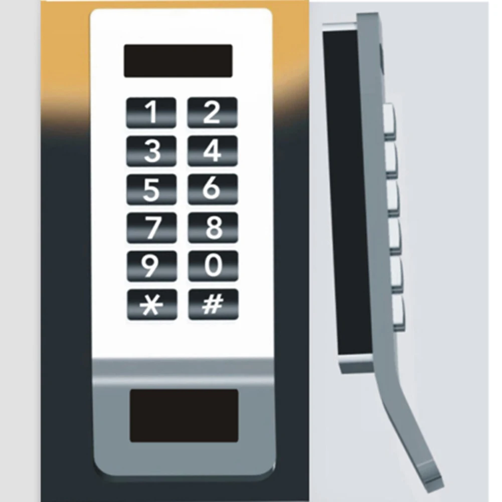 Anti Theft Universal Electronic Intelligent Sensitive Stainless Steel Drawers With Card Password Lock Office Digital Handle Type