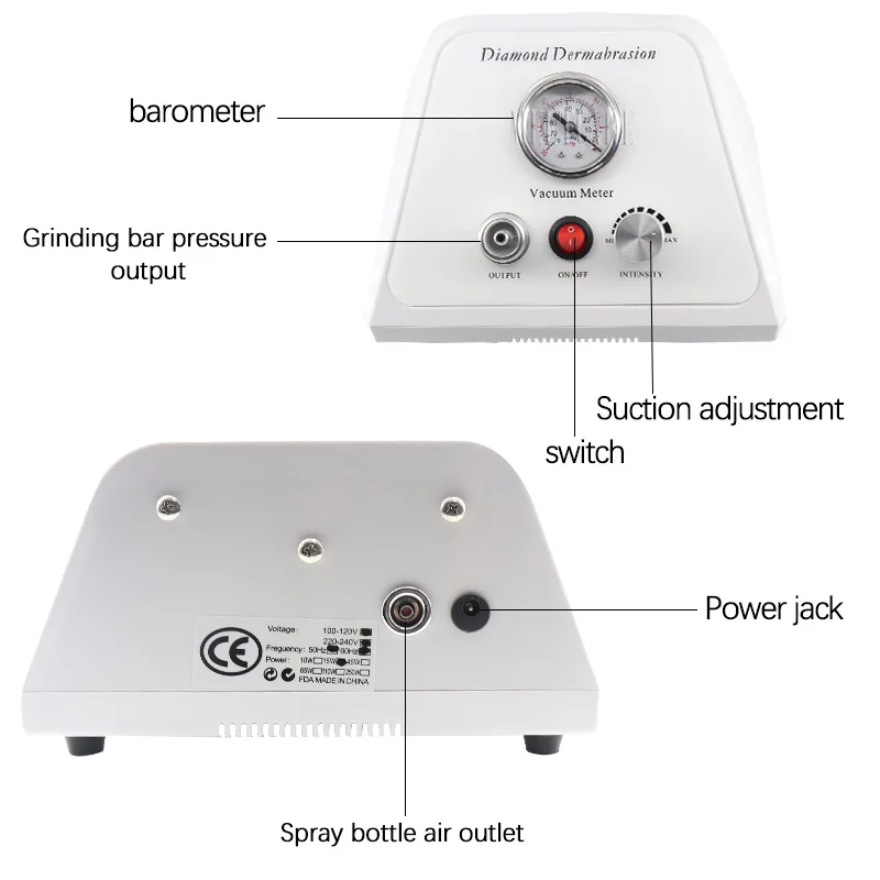 Многофункциональная дермабразия машина 3В 1 с распылителем вакуумной моли удаление пятен микродермабразия прибор для лица Алмаз