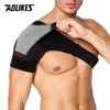 djustable Breathable Gym Sports Care Single Shoulder Support Back Brace Guard Strap Wrap Belt Band Pads Black Bandage Men&Women ► Photo 1/6