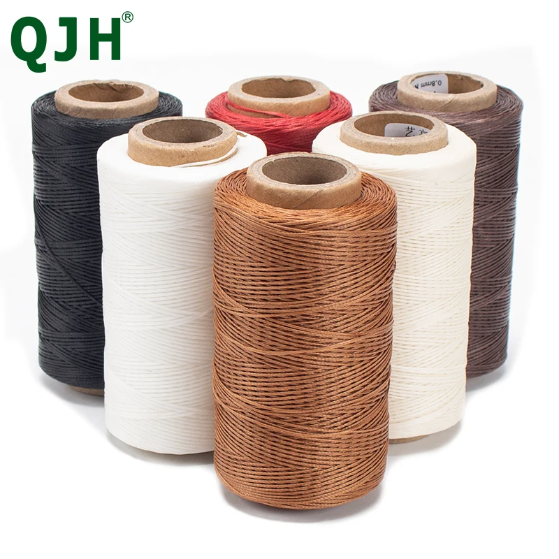

QJH DIY Leather Sewing Special Wax Thread/150D/260M/1MM/ Sewing Thread Special For Binding/Wallet/Shoe repair/Bag
