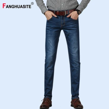 

Brand Men jeans Fashion Men black hot sell male trousers Casual Slim fit Straight Micro Straight Business Casual jeans F09D