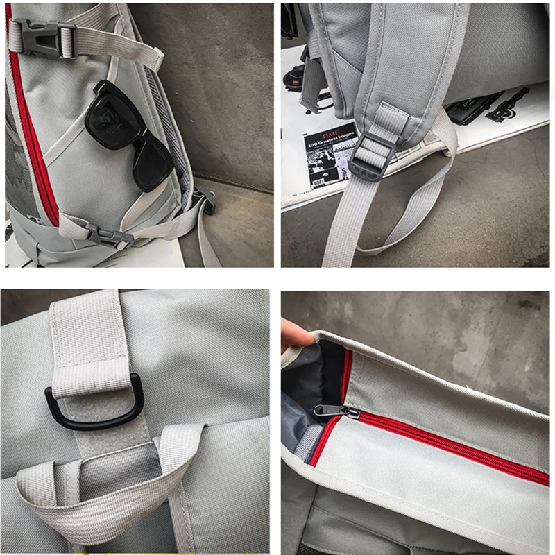 Рюкзак унисекс в уличном стиле 2019 модный рюкзак из ткани Оксфорд хип хоп Мужская