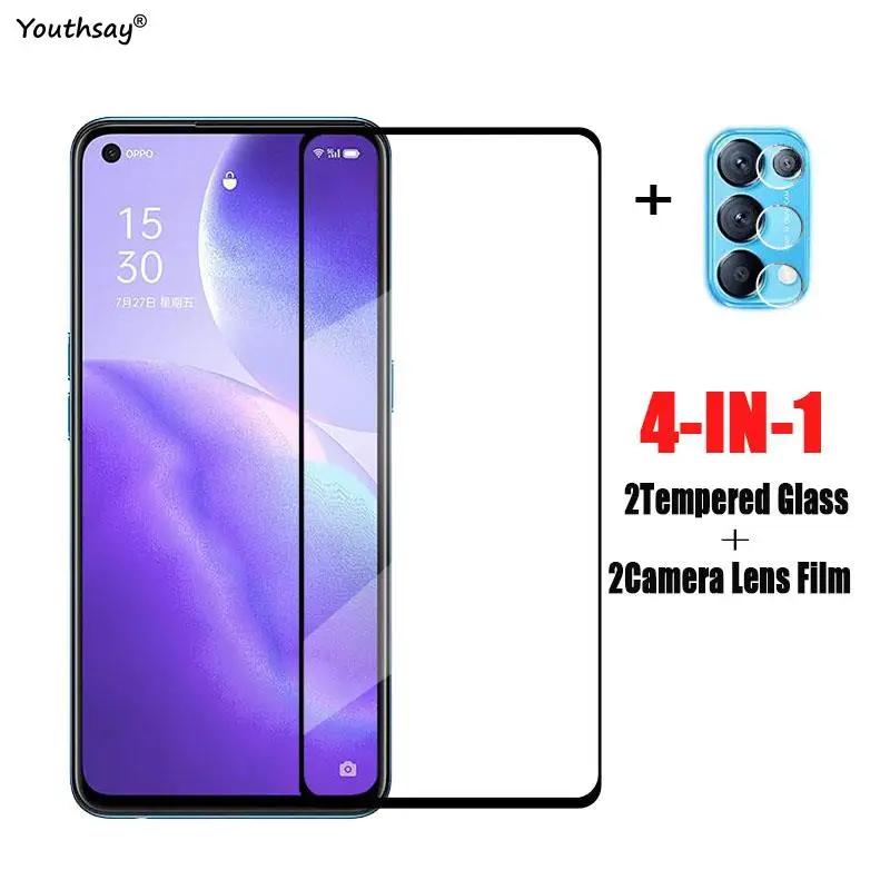 

Полностью клеевое стекло для OPPO Find X3 Lite, Защита экрана для OPPO Find X3 Lite, закаленное стекло, Защитная пленка для объектива камеры телефона