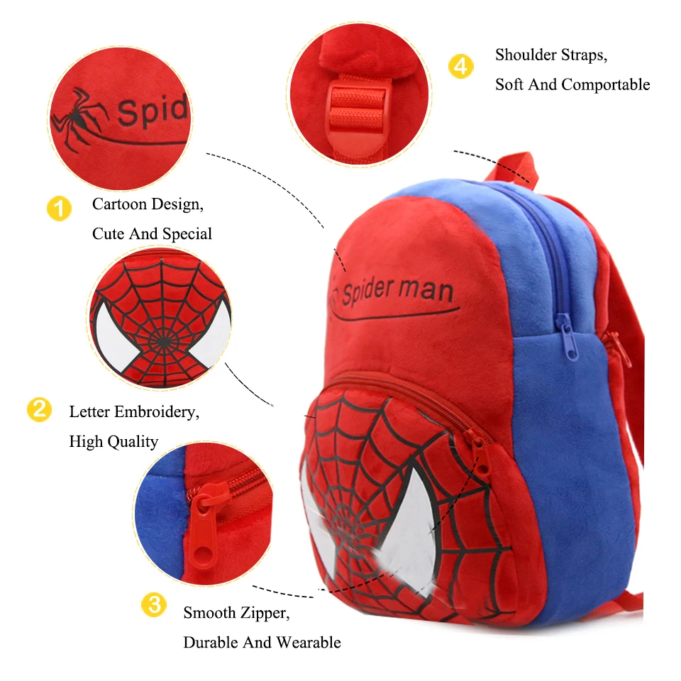 

Mochila Mickey Cute Bag Baby Backpack Sac Bolsa Spiderman Bag Sac Enfant Fille Mochila Minnie Mochila Kawaii Bag Baby Girl Bag